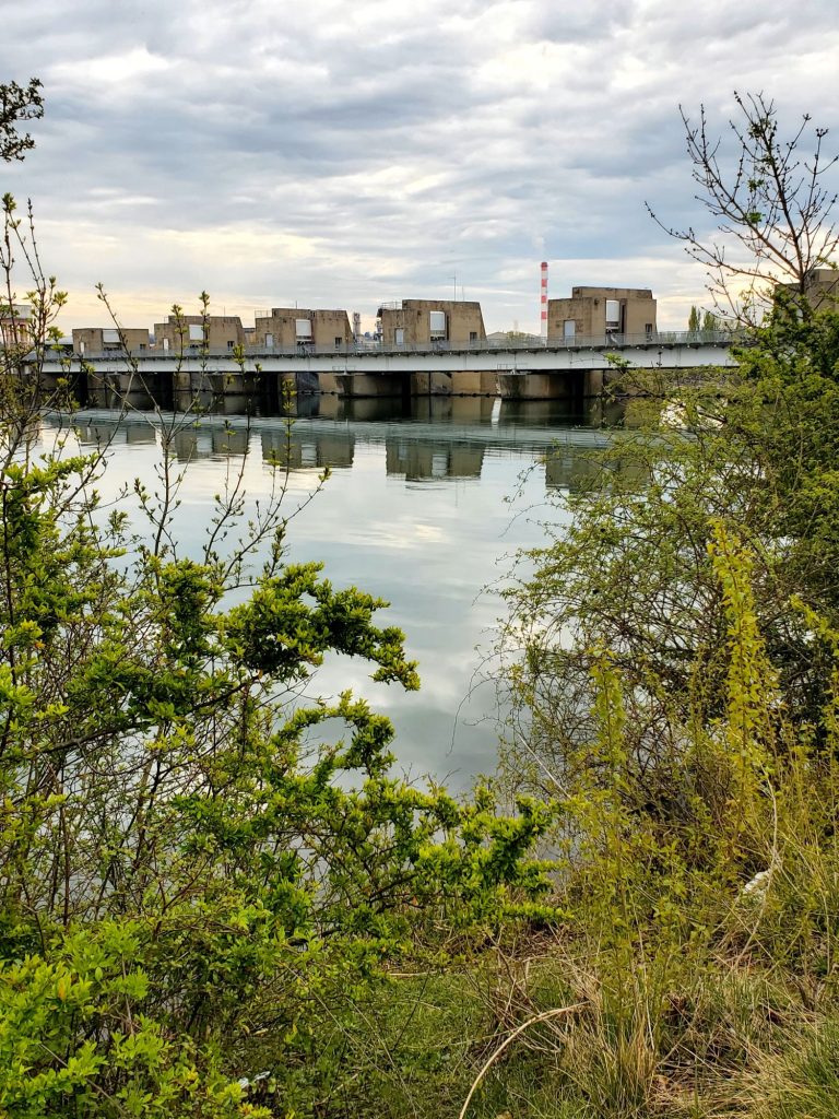 Vers Givors : barrage de Pierre-Bénite