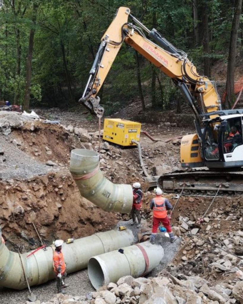 Travaux d'amélioration des réseaux d"assainissement