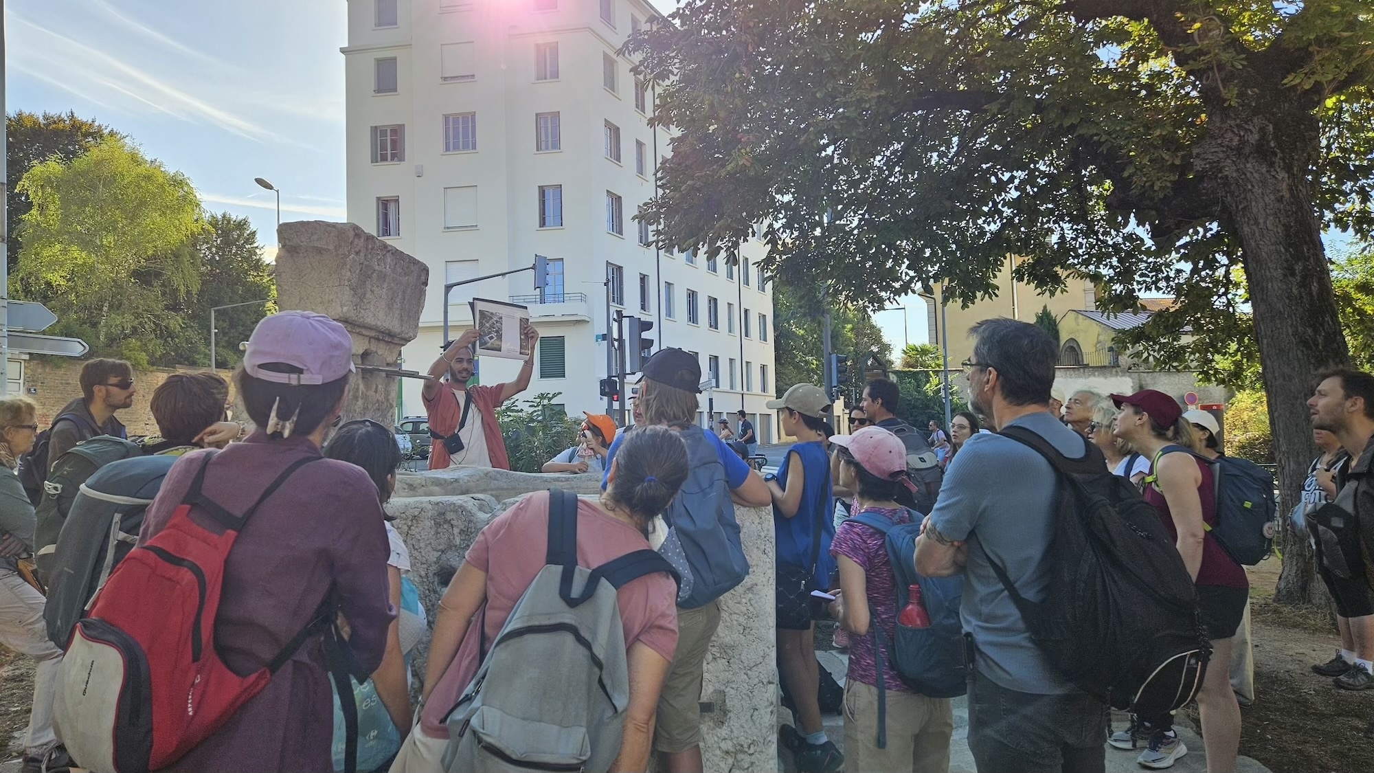 Intervention de Jillian de la Direction de l'Archeologie de la Ville de Lyon